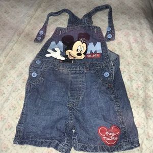 Mickey Mouse overalls